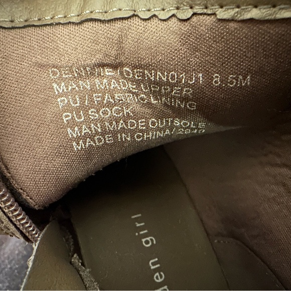 Madden Girl By Steve Madden Women's Combat Booties Grey/Black Size US 8.5 - Picture 8 of 8